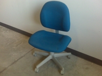 Blue Rolling Chair-image