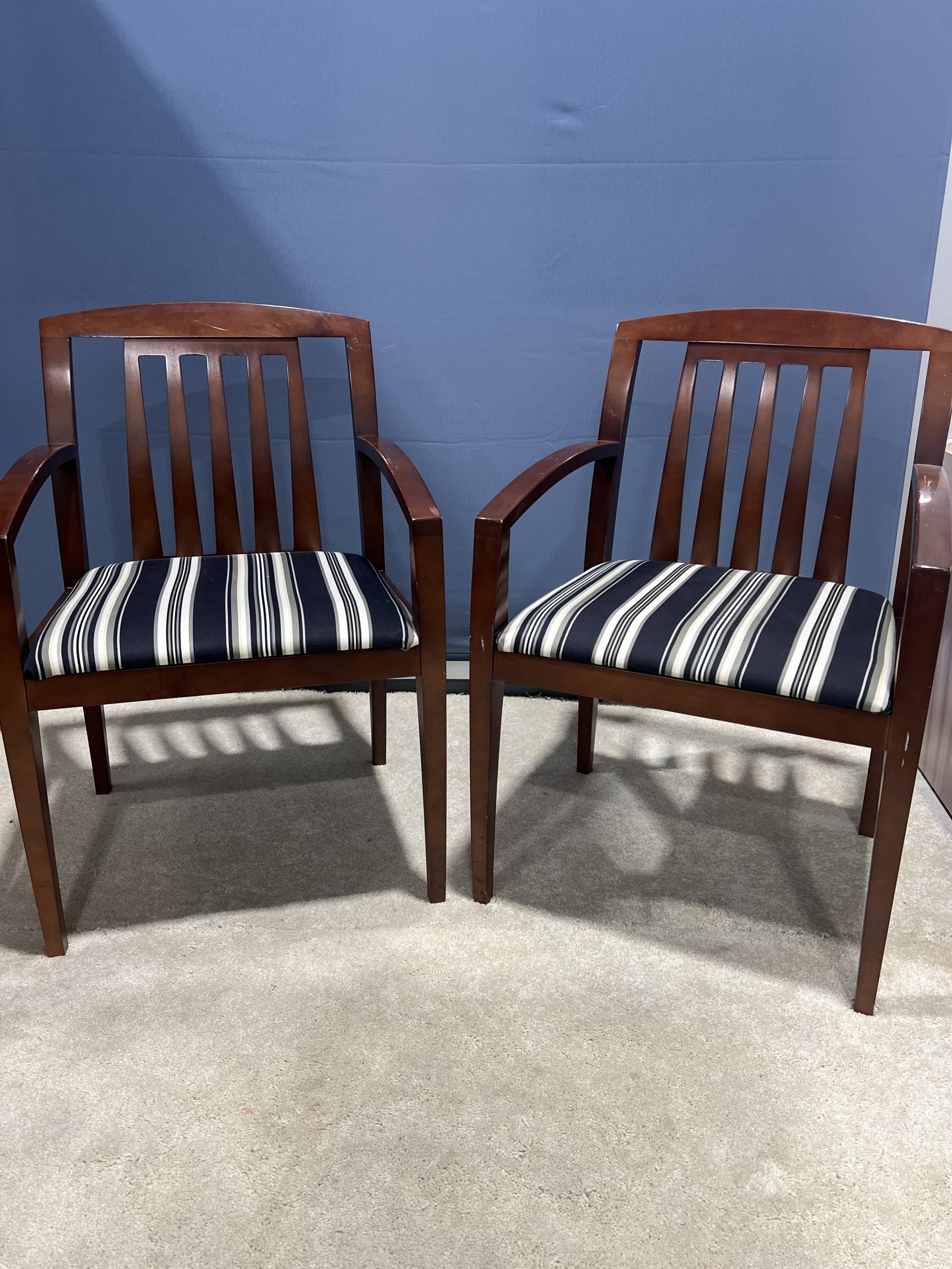 Chair Guest Blue Strip-image